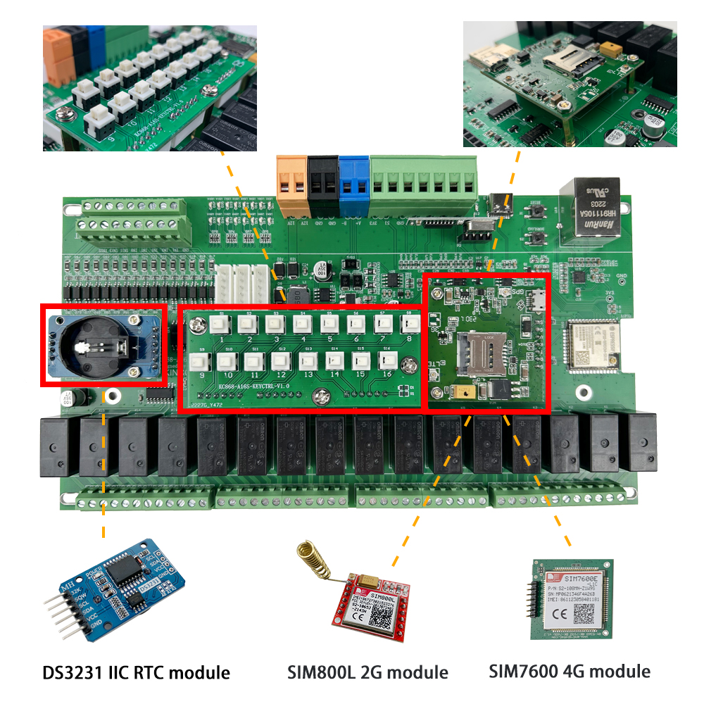 KC868-A16S 16CH ESP32 Relay Bo - Rtc Module Ds3231 のレビューと価格