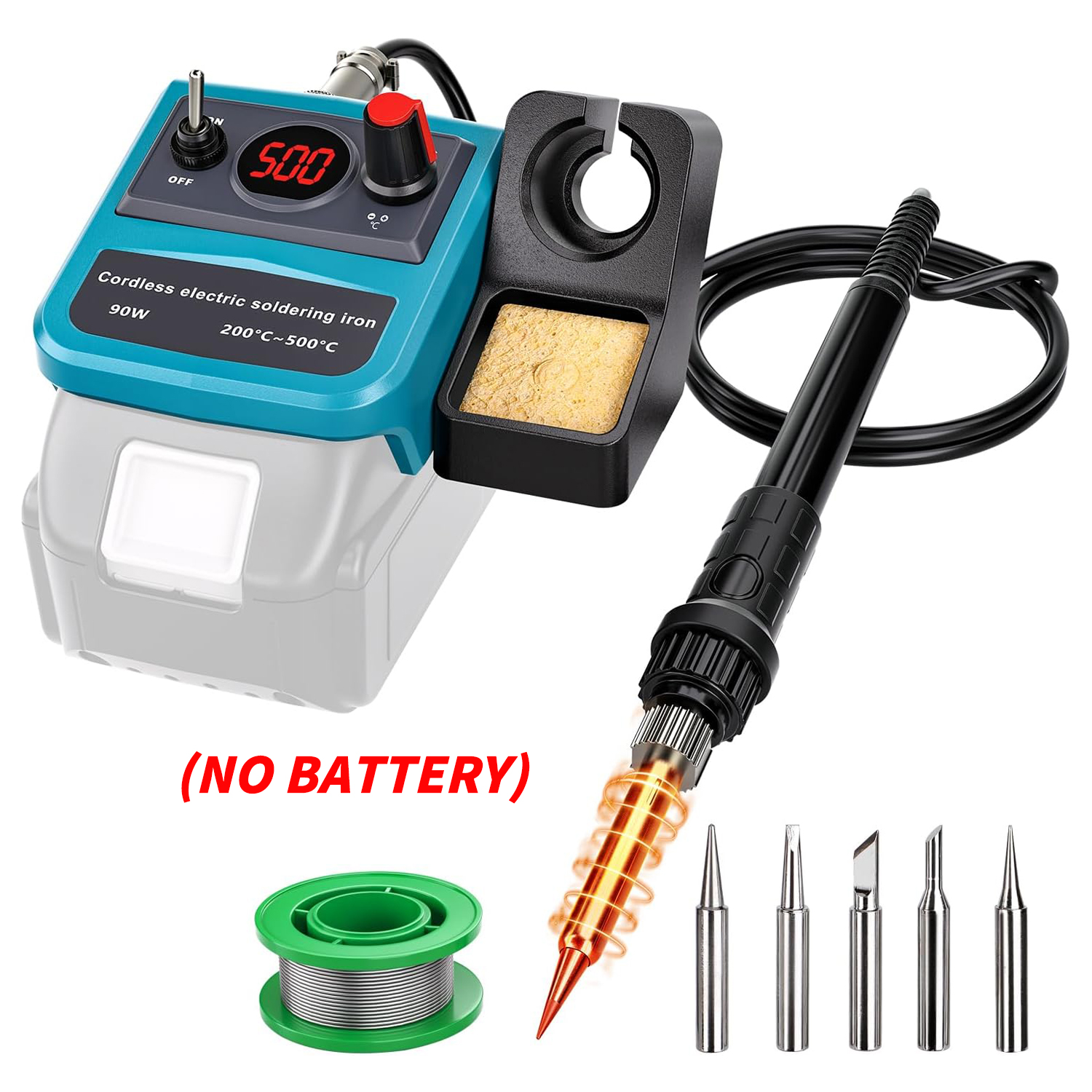 90W LED Digital Cordless Solde - Diy Electronics Set のレビューと価格