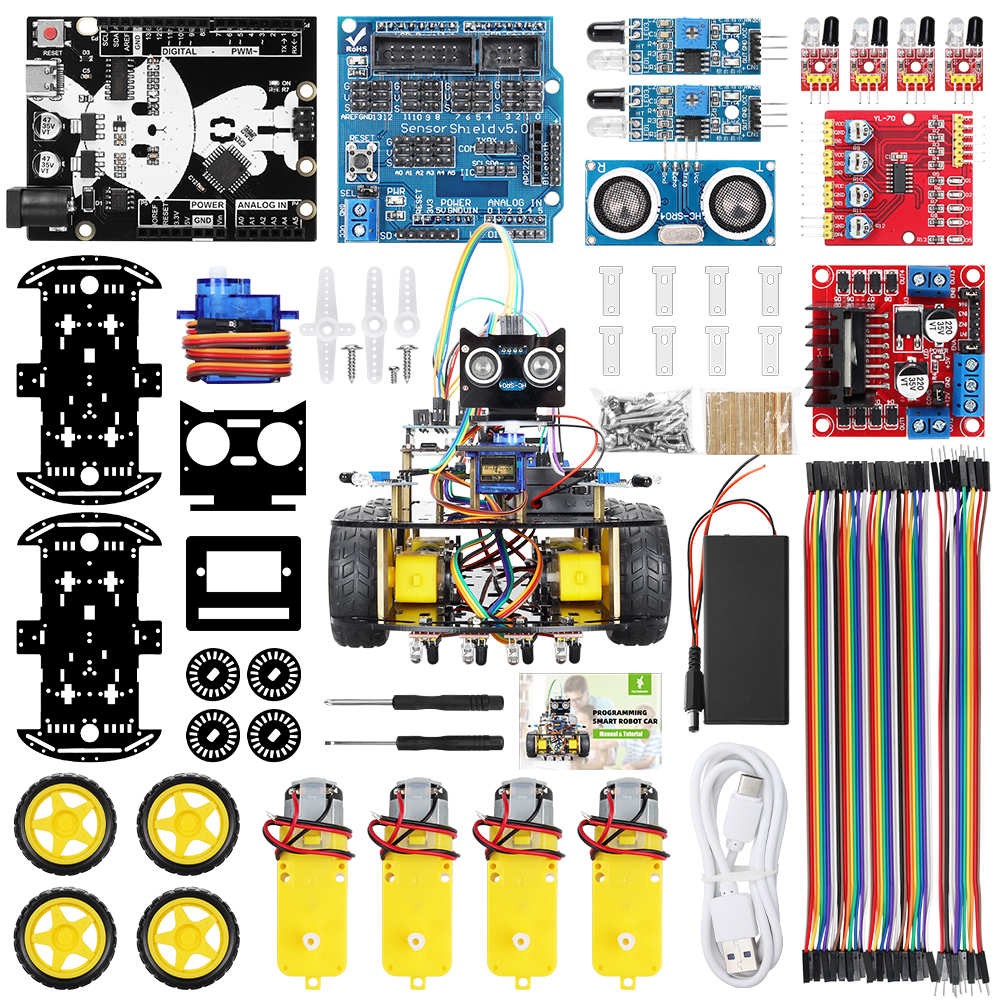 DIY Programmable Smart Robot C - Diy Robot Electronics Kit のレビューと価格
