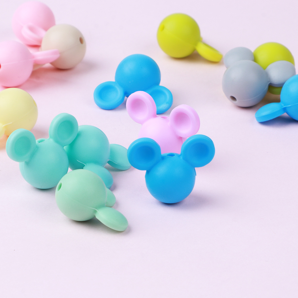 10pcs Silicone Beads Mouse Hea - Diy Mouse Electronics のレビューと価格