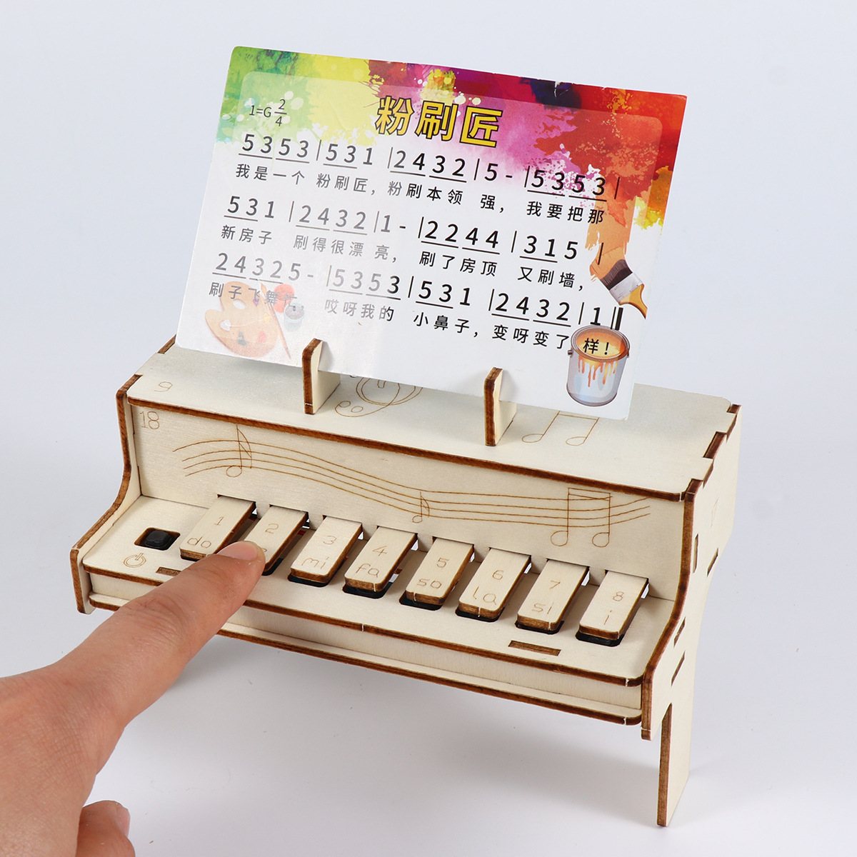 DIY Wooden Electronic Piano Mo - Diy Electronics Kids のレビューと価格