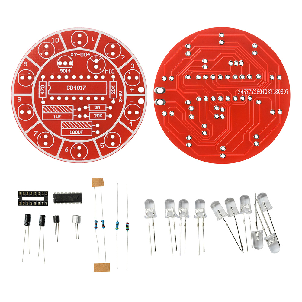 10 LED Bead Running Light DIY  - Diy Electronics Basics のレビューと価格