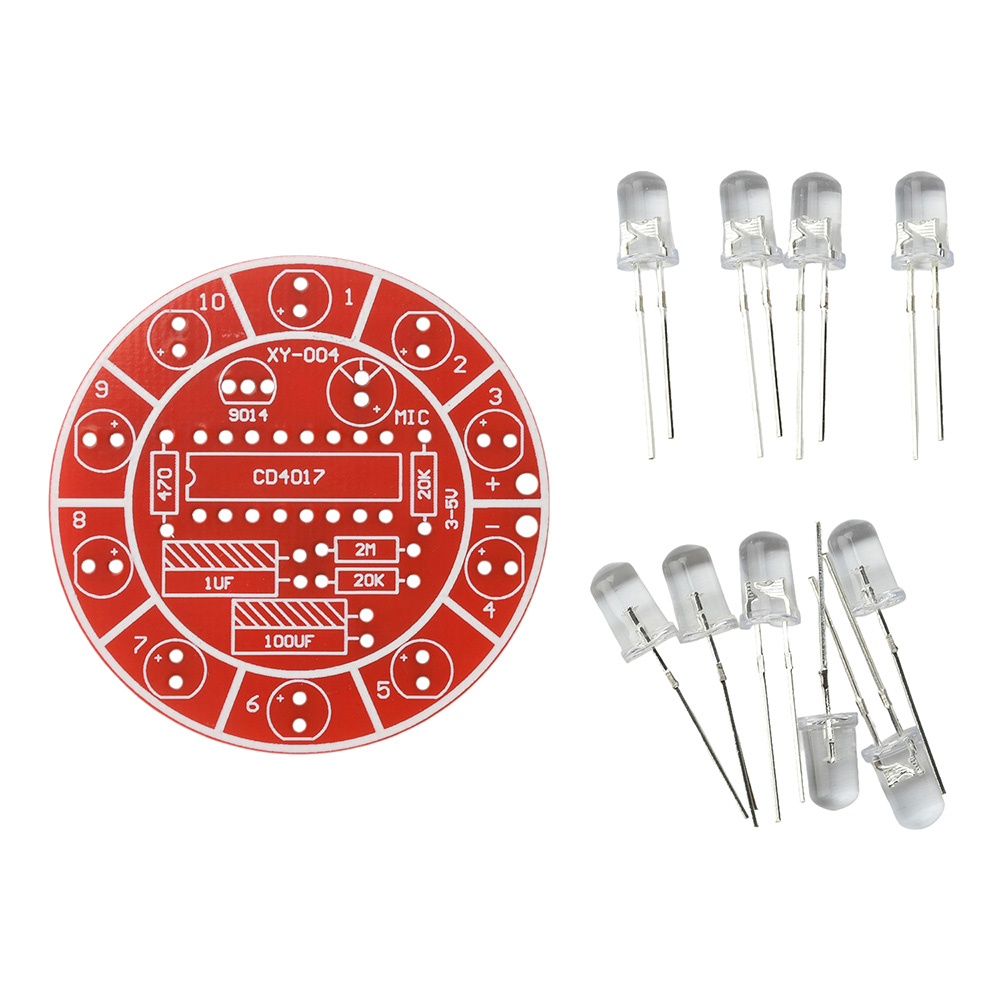 10 LED Bead Running Light DIY  - Diy Electronics Basics のレビューと価格