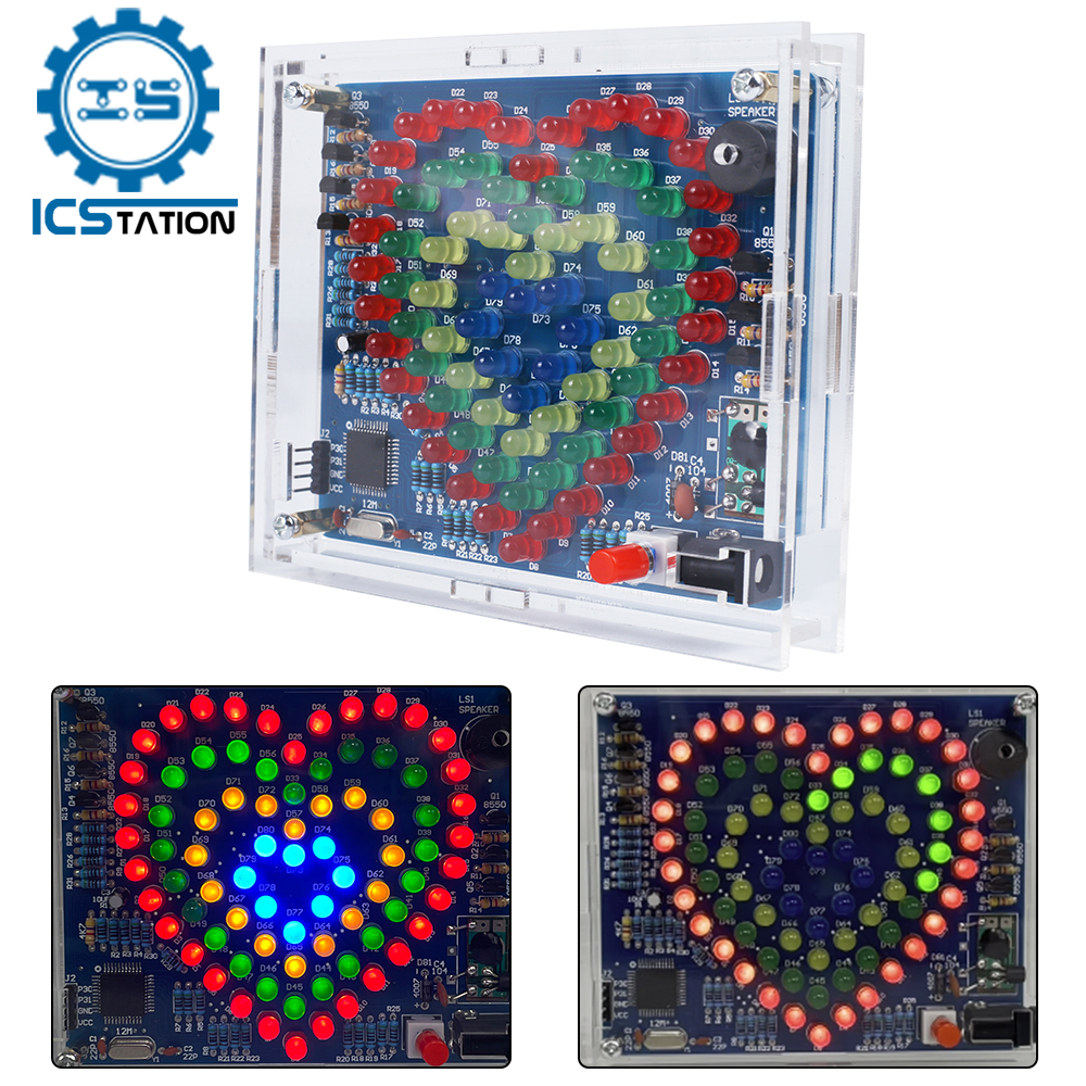 DIY LED Electronic Kit Heart S - Diy Electronics Projects For Students のレビューと価格