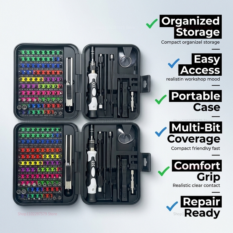 132 in 1 Precision Screwdriver - Diy Electronics Shop のレビューと価格