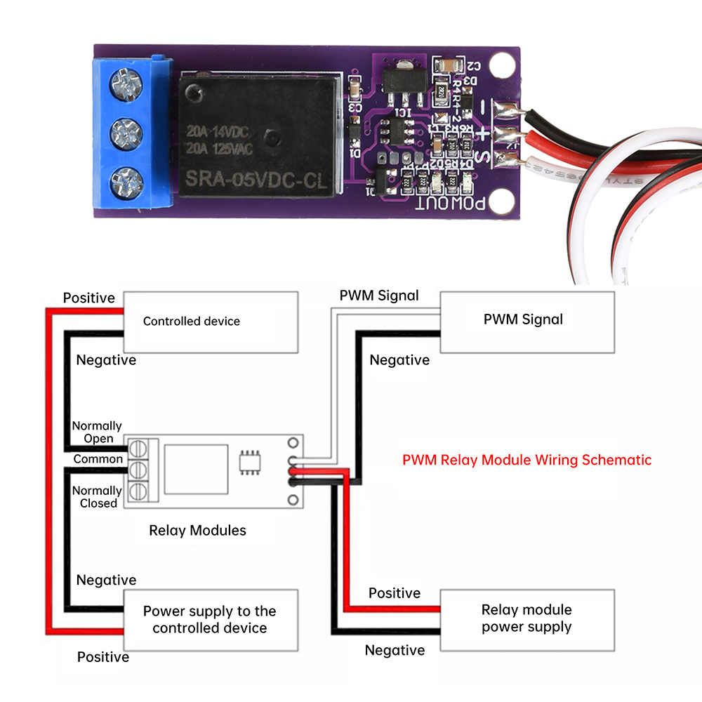 5-12V 20A PWM Relay Switch 1 C - Diy Electronics India のレビューと価格