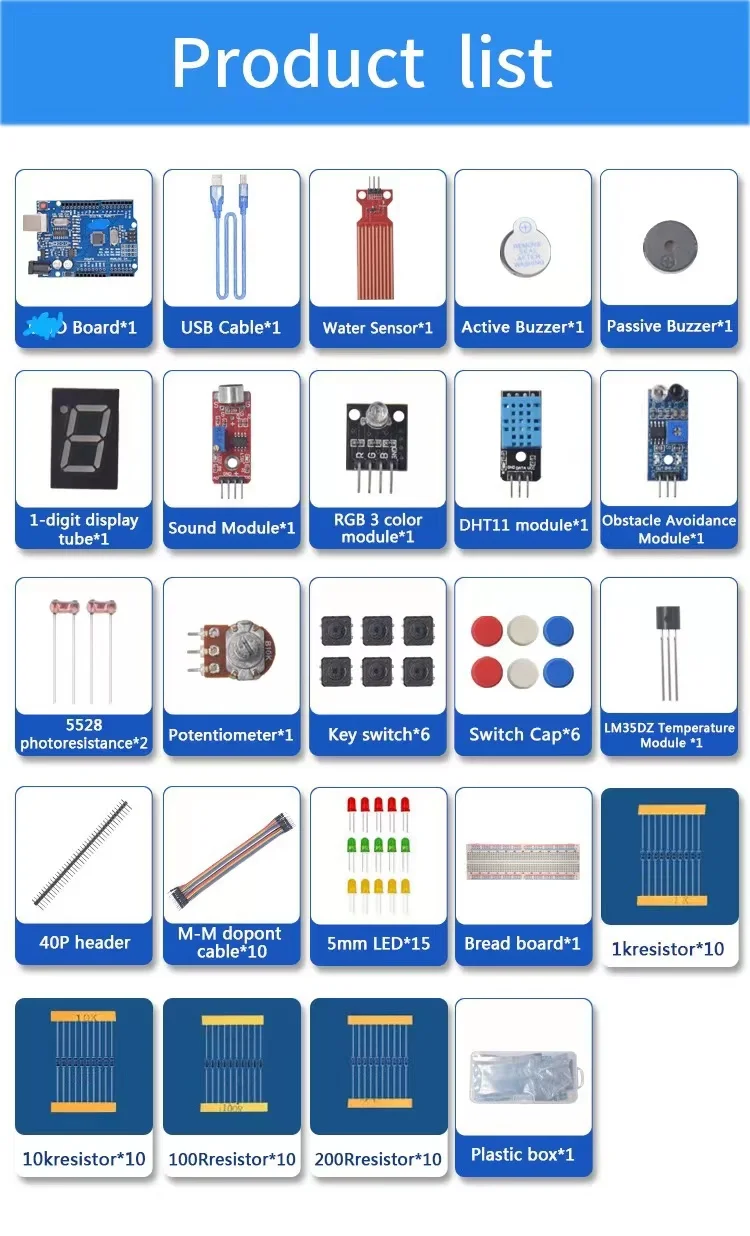 Basic Starter Kit for Arduino  - Diy Electronics Basics のレビューと価格