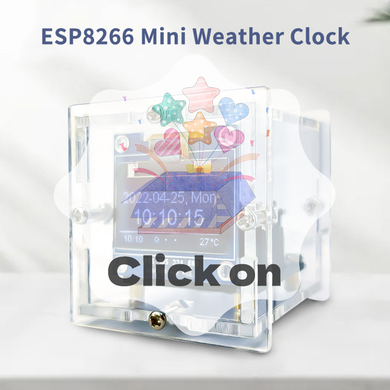 ESP8266 MINI Weather Clock WIF - Diy Soldering Station No Electronics のレビューと価格
