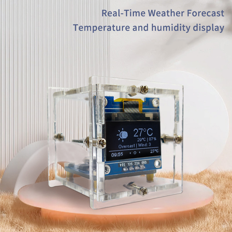 ESP8266 MINI Weather Clock WIF - Diy Soldering Station No Electronics のレビューと価格