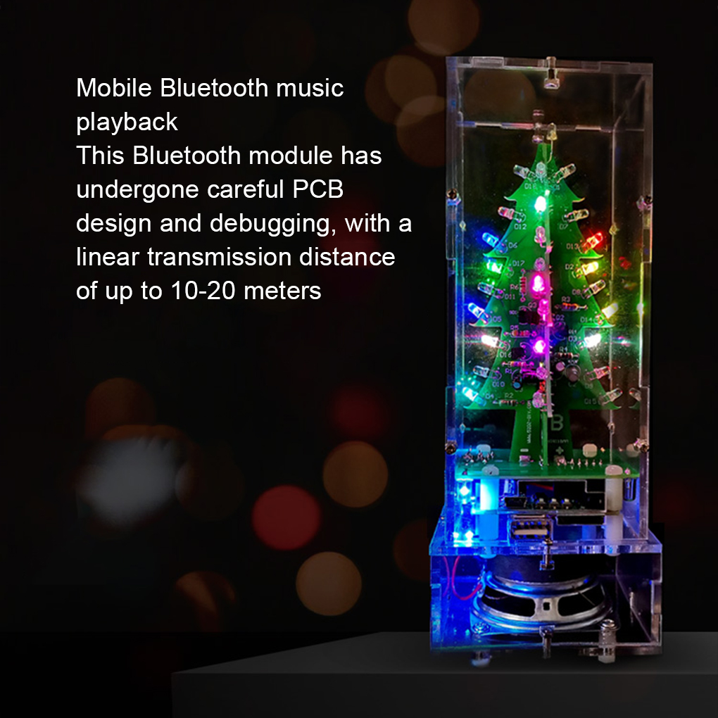 LED Colorful Christmas Tree DI - Diy Electronics Set のレビューと価格