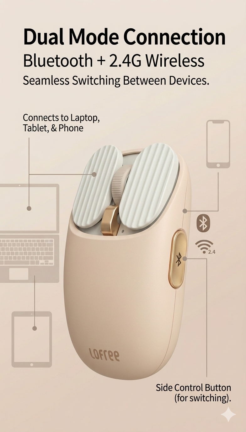 Lofree MAUS Bluetooth Wireless - Diy Mouse Electronics のレビューと価格