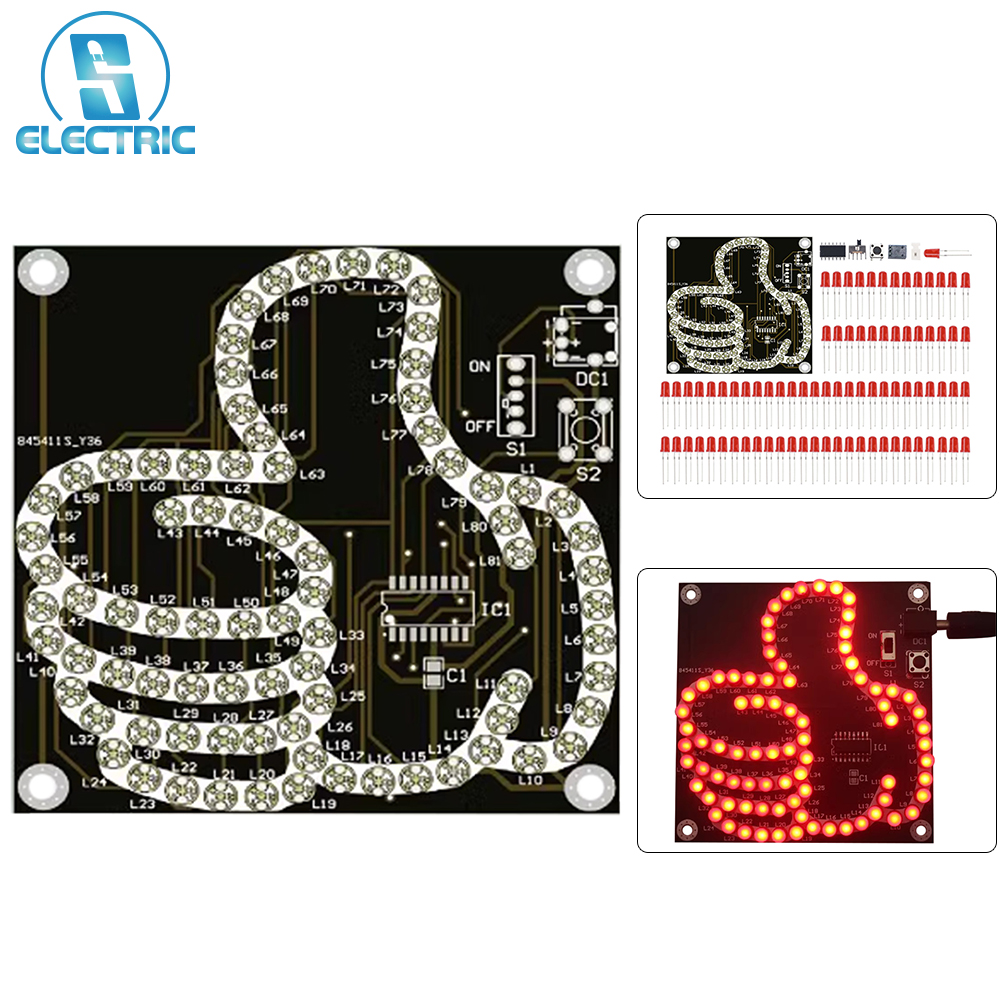DIY Soldering Kit Thumb Sign L - Diy Electronics Projects For Students のレビューと価格