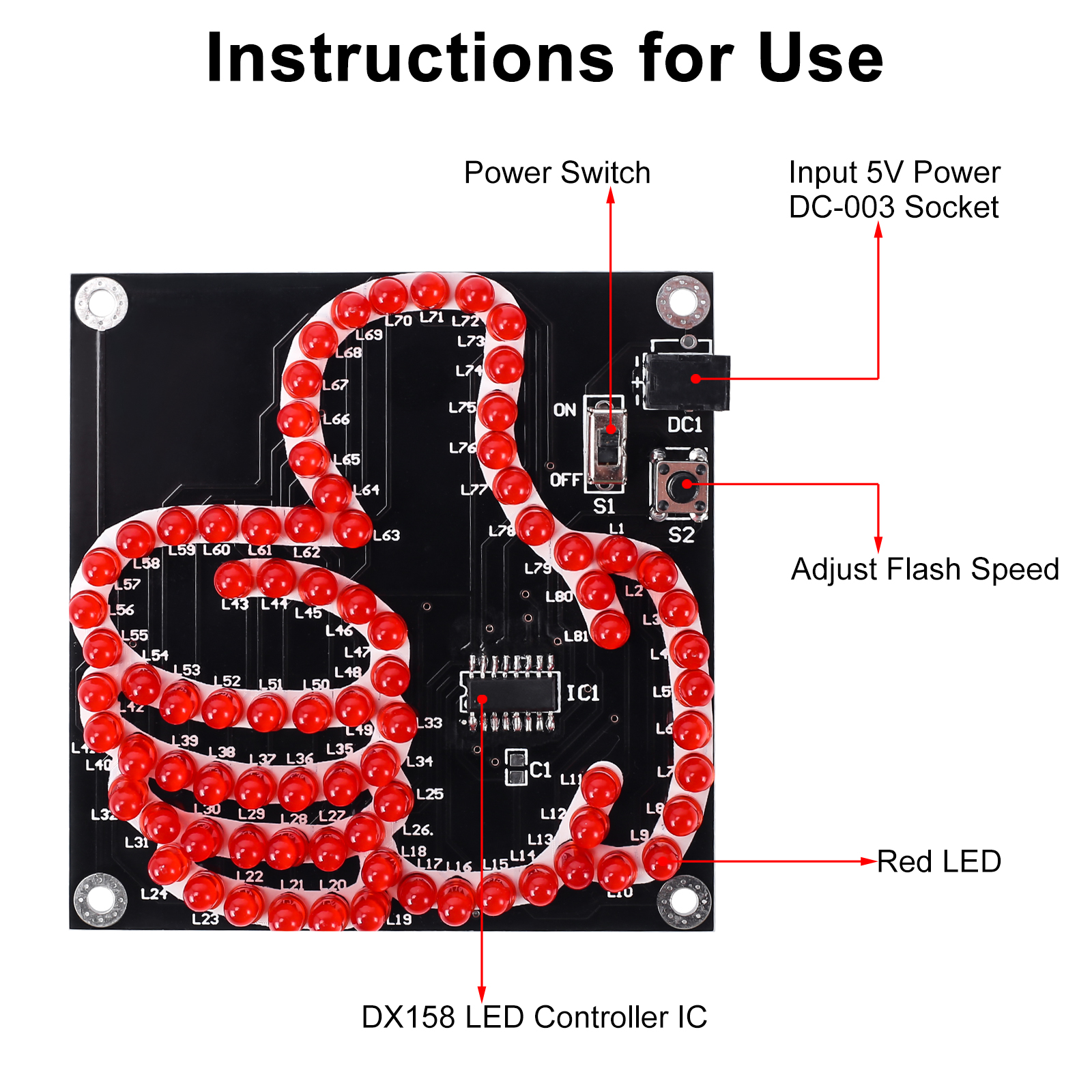 DIY Soldering Kit Thumb Sign L - Diy Electronics Projects For Students のレビューと価格