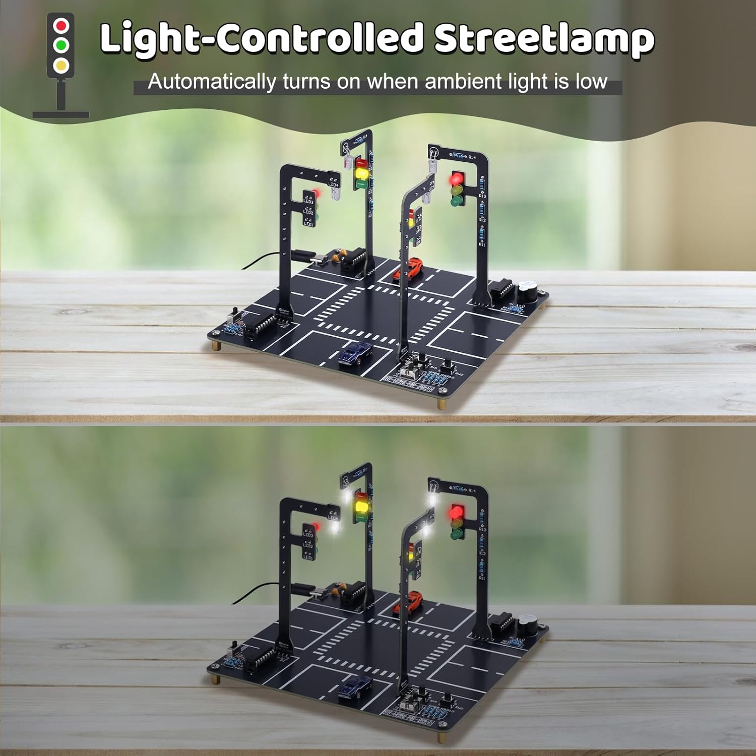 Traffic Light Simulator Kit wi - Diy Electronics Kits For Adults のレビューと価格