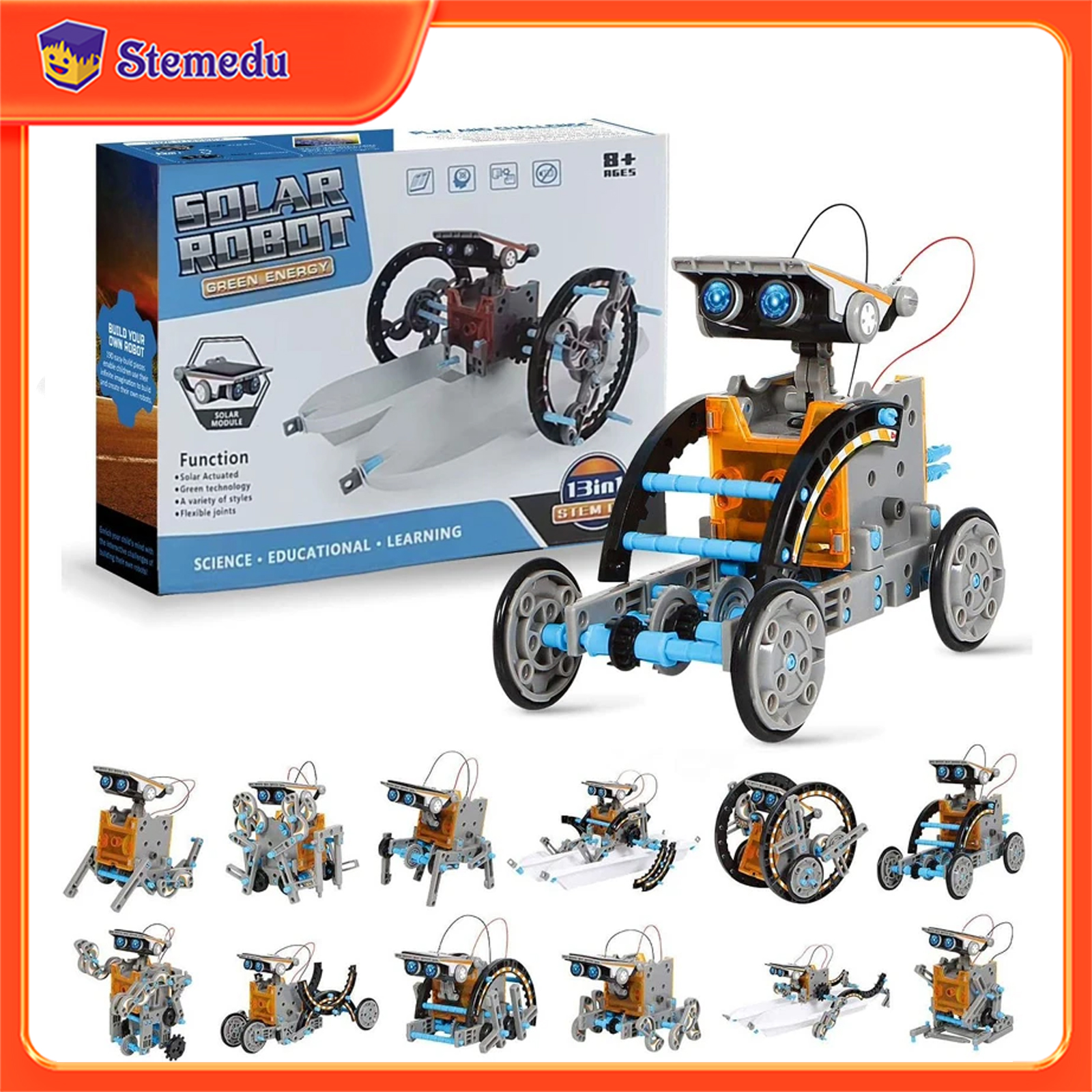 13 in 1 Solar Powered Robot Sc - Diy Electronics Set のレビューと価格
