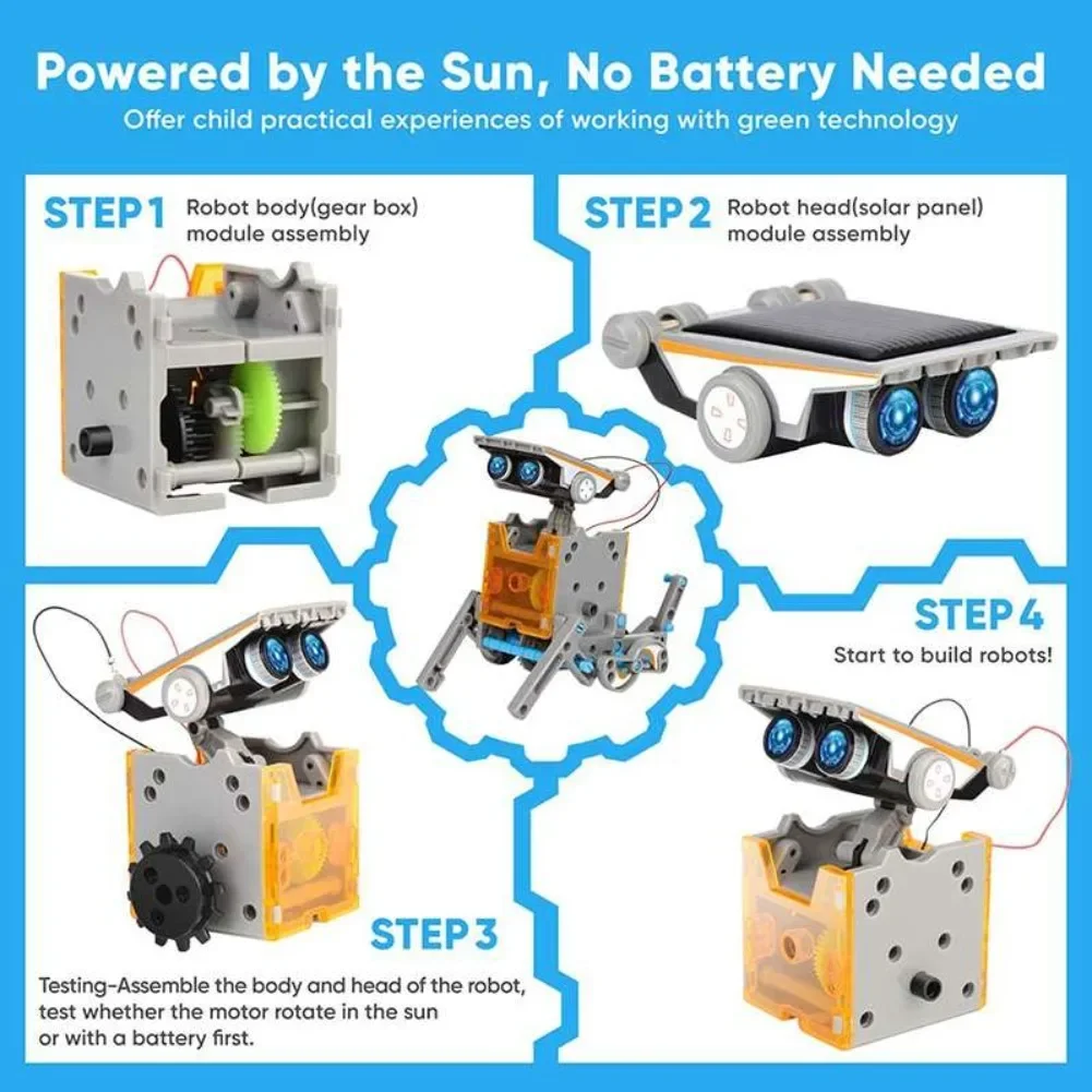 13 in 1 Solar Powered Robot Sc - Diy Electronics Set のレビューと価格