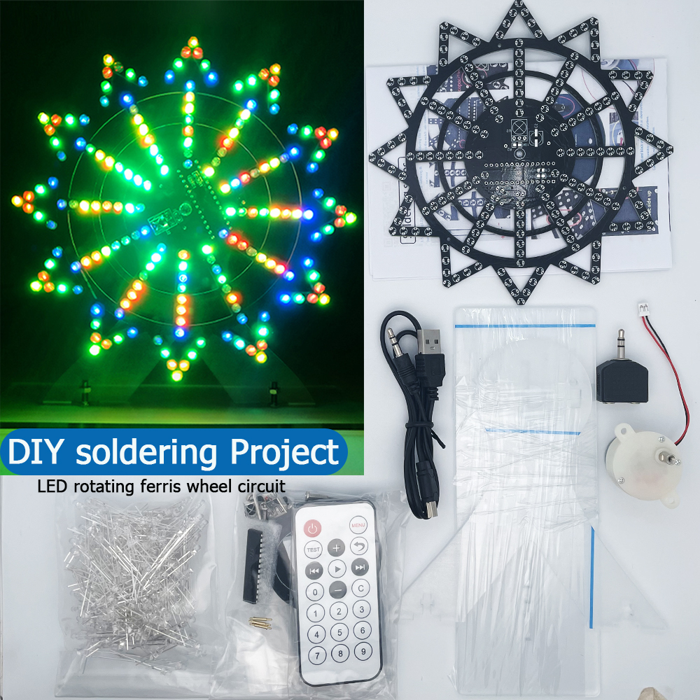 DIY electronic kit LED rotatin - Diy Electronics India のレビューと価格